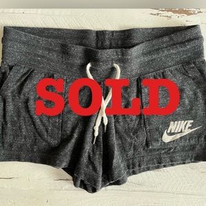 Gray Nike shorts